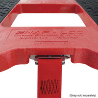 Snap-Loc E-Track Dolly – All-Terrain, 1,500 lb Capacity with 6" Solid Rubber Casters - Red