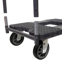Snap-Loc E-Track Dolly – All-Terrain, 1,500 lb Capacity with 6" Solid Rubber Casters - Red
