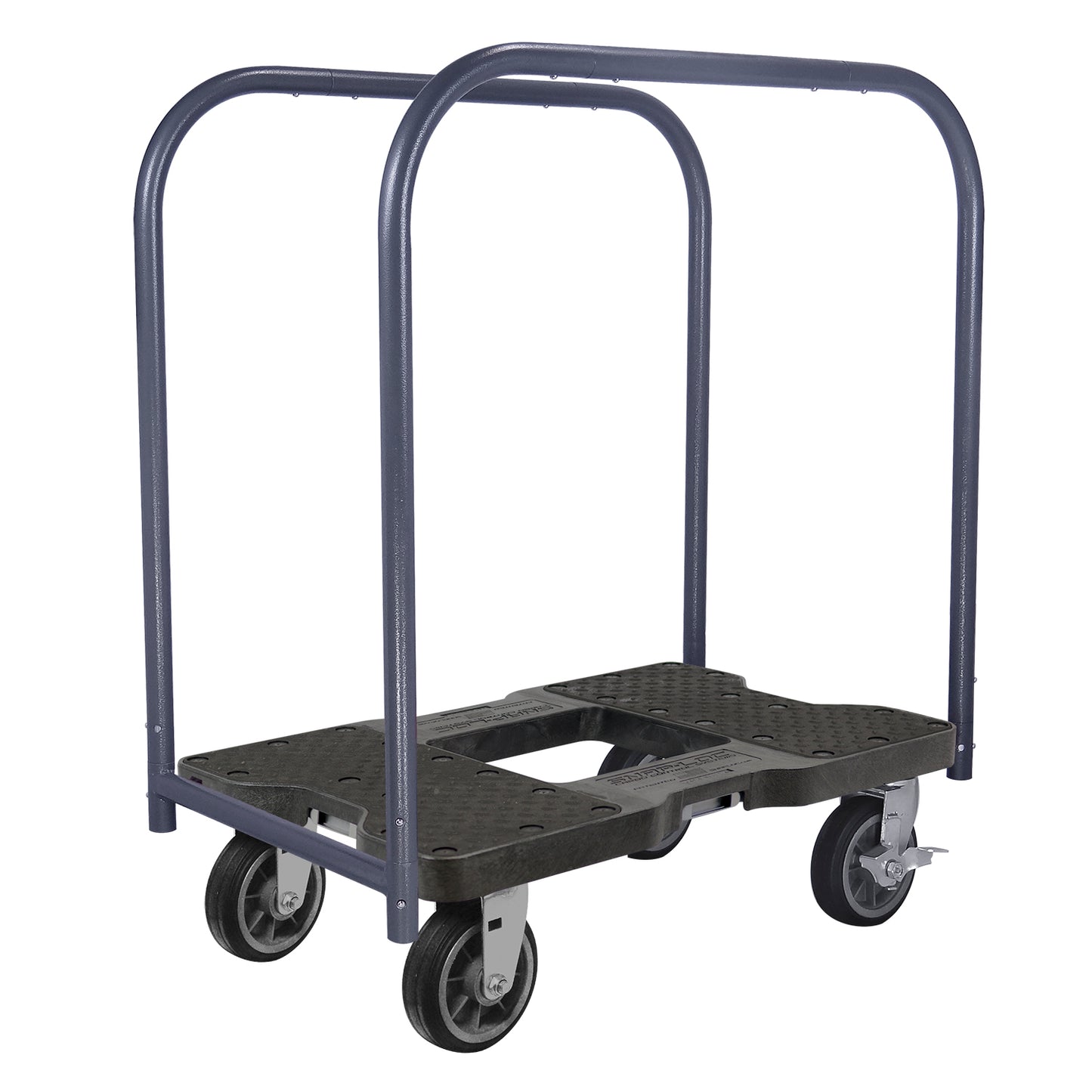 Snap-Loc E-Track Dolly – All-Terrain, 1,500 lb Capacity with 6" Solid Rubber Casters - Red