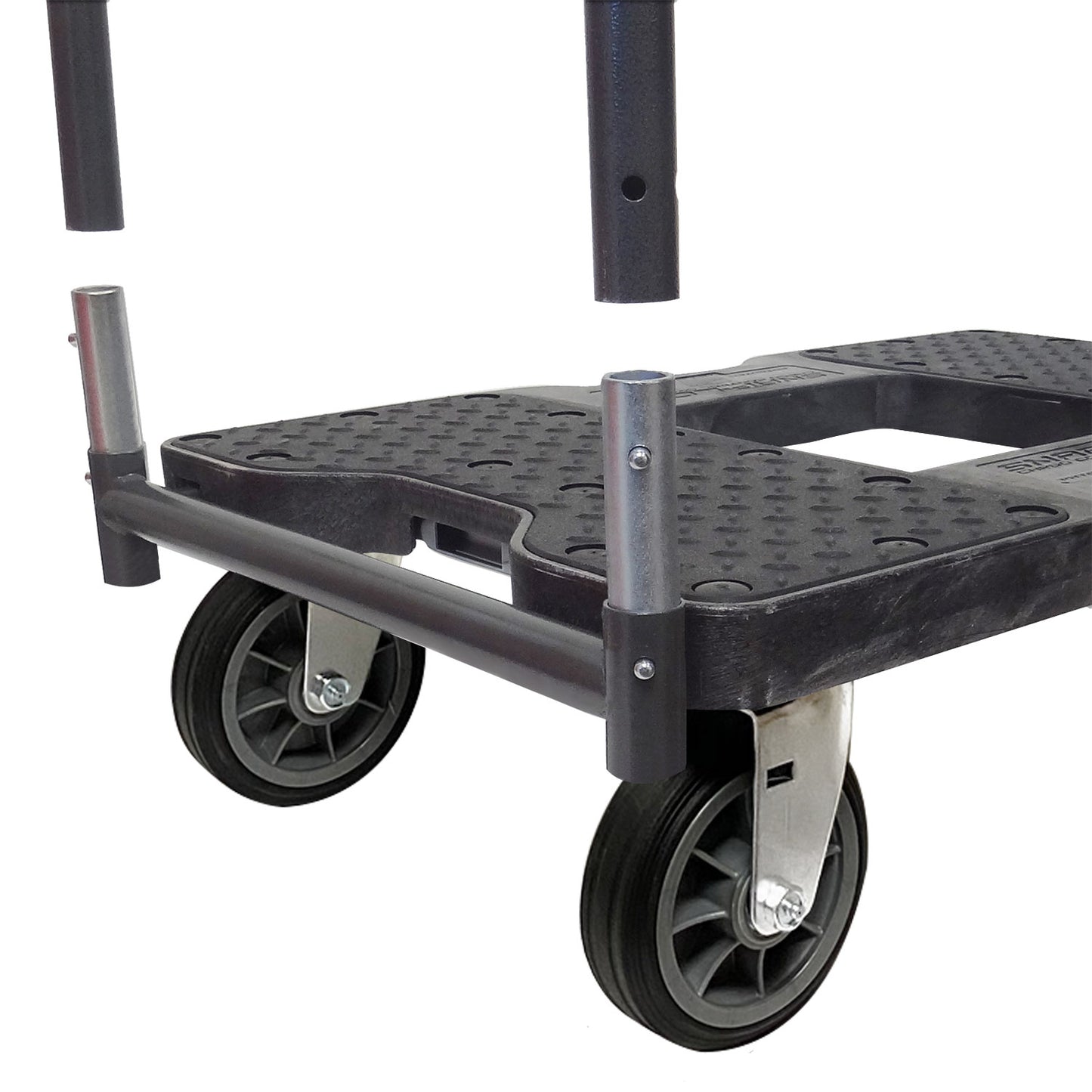 Snap-Loc E-Track Dolly – All-Terrain, 1,500 lb Capacity with 6" Solid Rubber Casters - Red