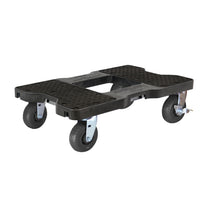 Snap-Loc E-Track Dolly – Extreme-Duty, 1,600 lb Capacity with 6" Solid Synthetic Rubber Casters - Red