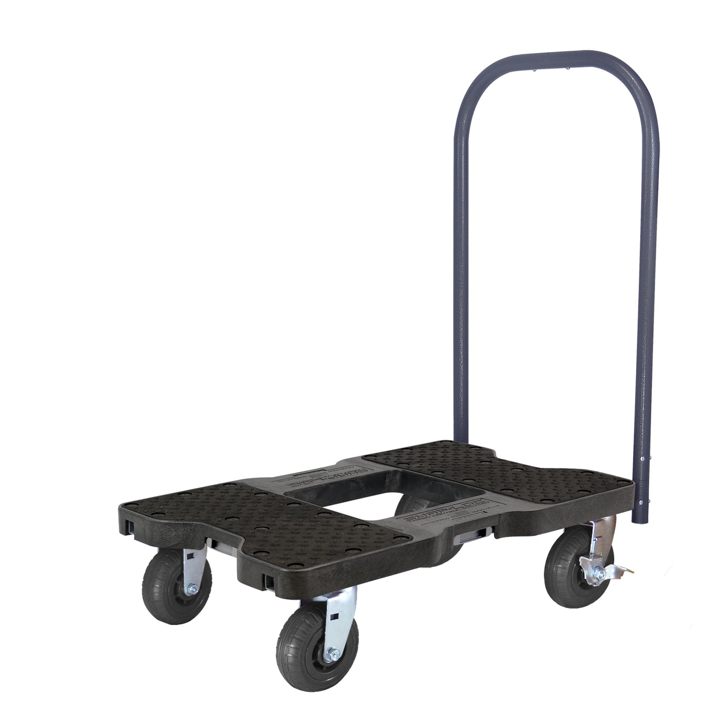 Snap-Loc E-Track Dolly – Extreme-Duty, 1,600 lb Capacity with 6" Solid Synthetic Rubber Casters - Red