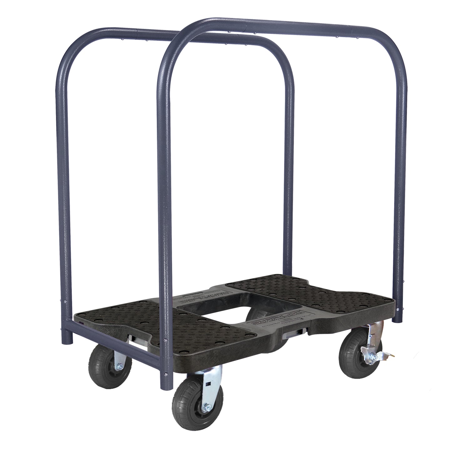 Snap-Loc E-Track Dolly – Extreme-Duty, 1,600 lb Capacity with 6" Solid Synthetic Rubber Casters - Red