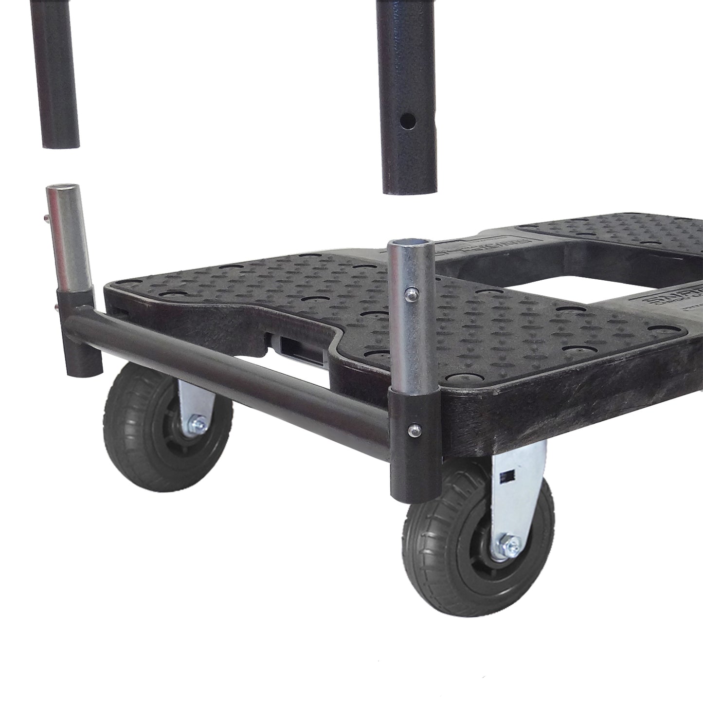 Snap-Loc E-Track Dolly – Extreme-Duty, 1,600 lb Capacity with 6" Solid Synthetic Rubber Casters - Red
