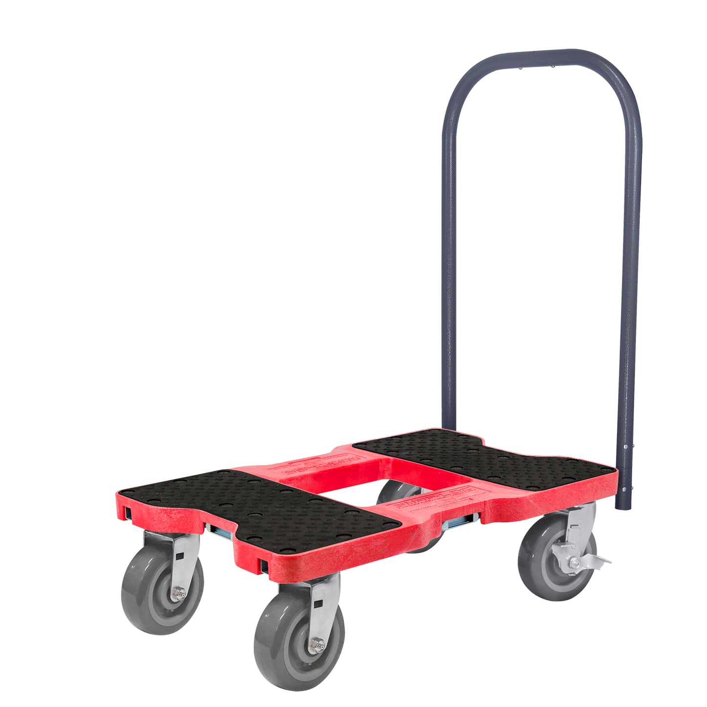 Snap-Loc E-Track Dolly – Super-Duty, 1,800 lb Capacity with 6” Polyurethane Swivel Casters - Red