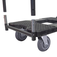 Snap-Loc E-Track Dolly – Super-Duty, 1,800 lb Capacity with 6” Polyurethane Swivel Casters - Red