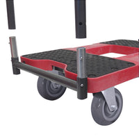 Snap-Loc E-Track Dolly – Super-Duty, 1,800 lb Capacity with 6” Polyurethane Swivel Casters - Red
