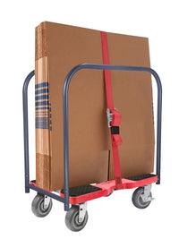 Snap-Loc E-Track Dolly – Super-Duty, 1,800 lb Capacity with 6” Polyurethane Swivel Casters - Red
