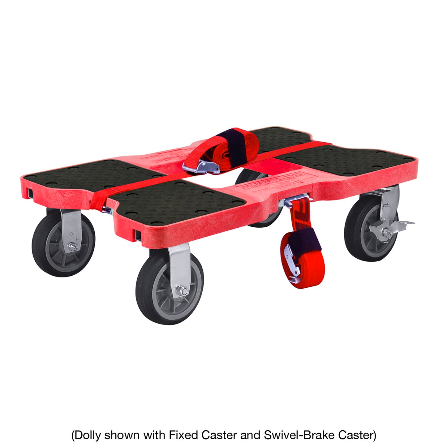 Snap-Loc 375 lb 6” All-Terrain Solid Rubber Caster – Rigid