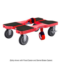 Snap-Loc 375 lb 6” All-Terrain Solid Rubber Caster – Rigid