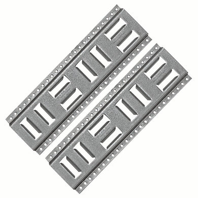 SNAP-LOC Fast-Track E-Track 16 Inch 2-Pack USA Galvanized Steel Horizontal Vertical