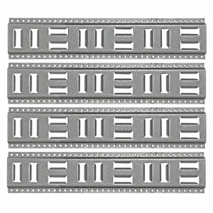 SNAP-LOC Fast-Track E-Track 24 Inch 4-Pack USA Galvanized Steel Horizontal Vertical