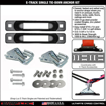 SNAP-LOC E-Track Single Tie-Down Anchor Kit