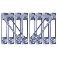 Snap-Loc E-Track Single Anchor – Weld-On Contoured Zinc 10-Pack with Zinc Rust Protection, Logistic Tie-Down