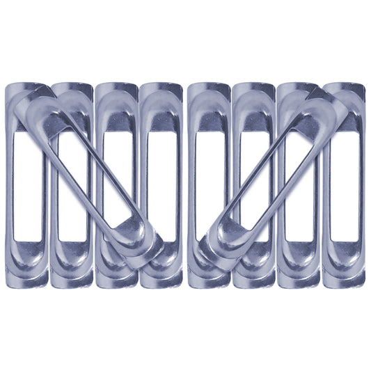 Snap-Loc E-Track Single Anchor – Weld-On Contoured Zinc 10-Pack with Zinc Rust Protection, Logistic Tie-Down