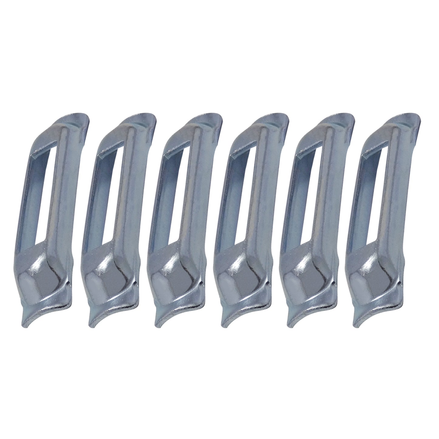 Snap-Loc E-Track Single Anchor – Weld-On Contoured Zinc 6-Pack with Zinc Rust Protection, Logistic Tie-Down
