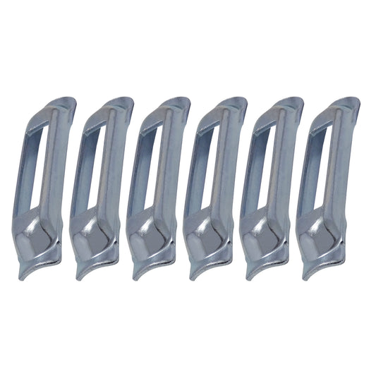 Snap-Loc E-Track Single Anchor – Weld-On Contoured Zinc 6-Pack with Zinc Rust Protection, Logistic Tie-Down