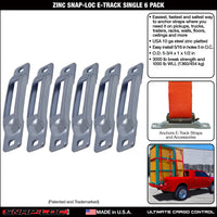 Snap-Loc E-Track Single Anchor – Zinc 6-Pack, Logistic Tie-Down