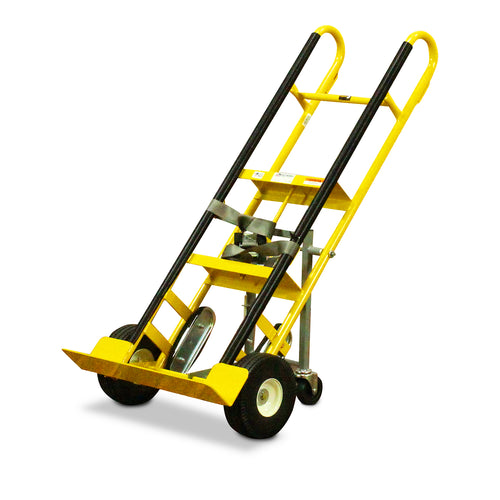 SNAP-LOC 500 lb Capacity 4 Wheel Appliance E-Track Hand Truck Cart with Cinch