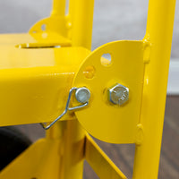 E-Track Hand Truck – All-Terrain, 750 lb Capacity with Load Bar and 4-Wheel 10” Flat-Free Tires