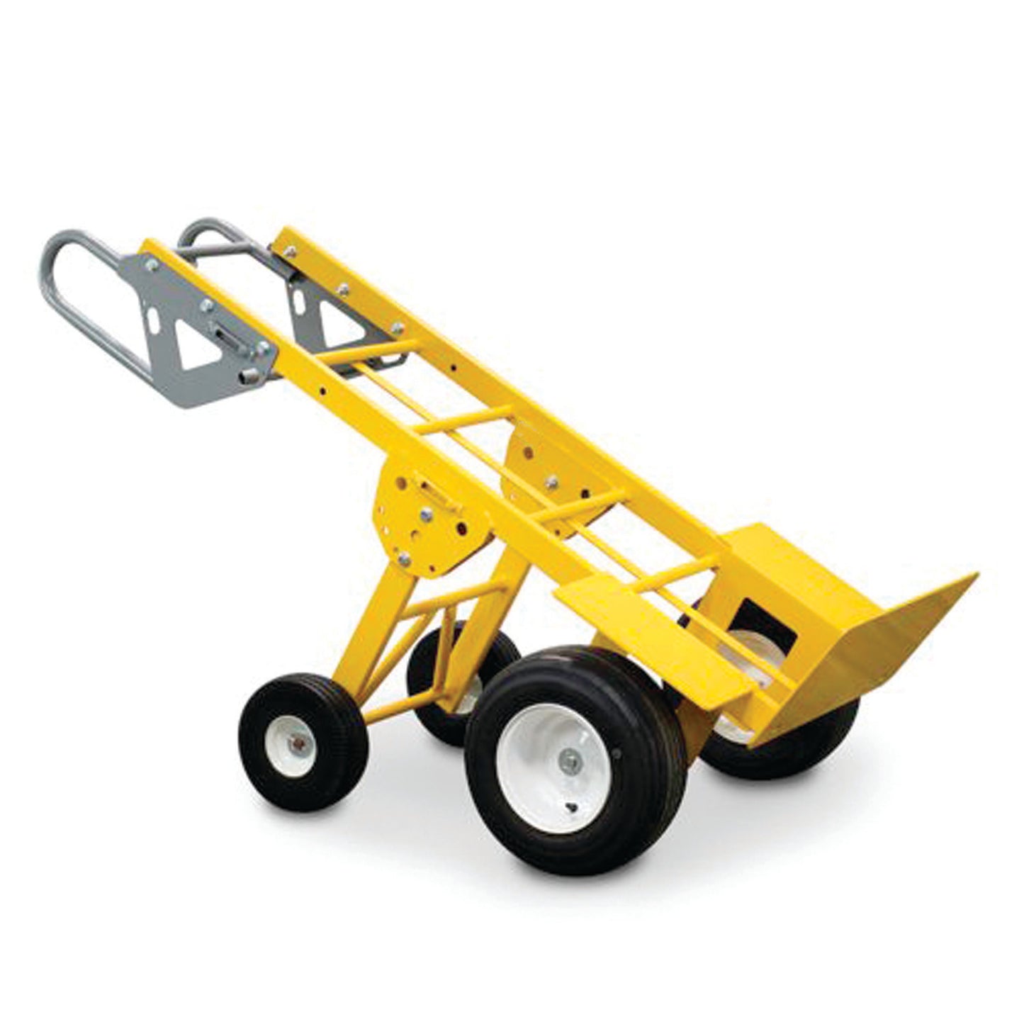 E-Track Hand Truck – All-Terrain, 1,200 lb Capacity with 16” Trailer Tires and 10” Flat-Free Support Tires