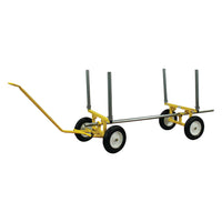 All-Terrain Lumber & Pipe Cart – 2,000 lb Capacity, Adjustable Length with 13” Flat-Free Tires