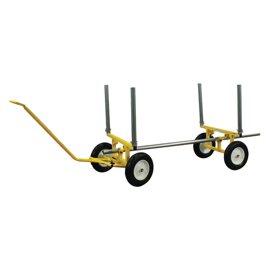 All-Terrain Lumber & Pipe Cart – 2,000 lb Capacity, Adjustable Length with 13” Flat-Free Tires