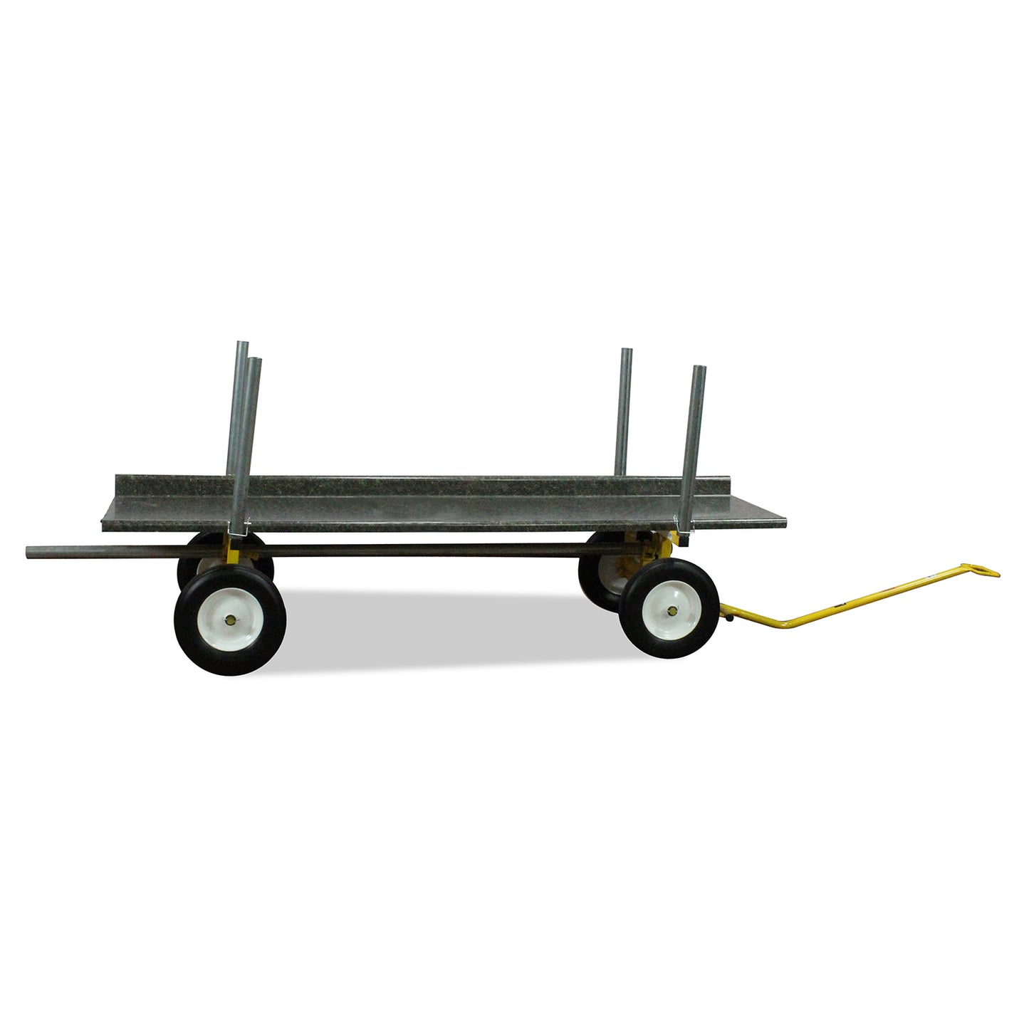 All-Terrain Lumber & Pipe Cart – 2,000 lb Capacity, Adjustable Length with 13” Flat-Free Tires