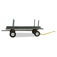 All-Terrain Lumber & Pipe Cart – 2,000 lb Capacity, Adjustable Length with 13” Flat-Free Tires