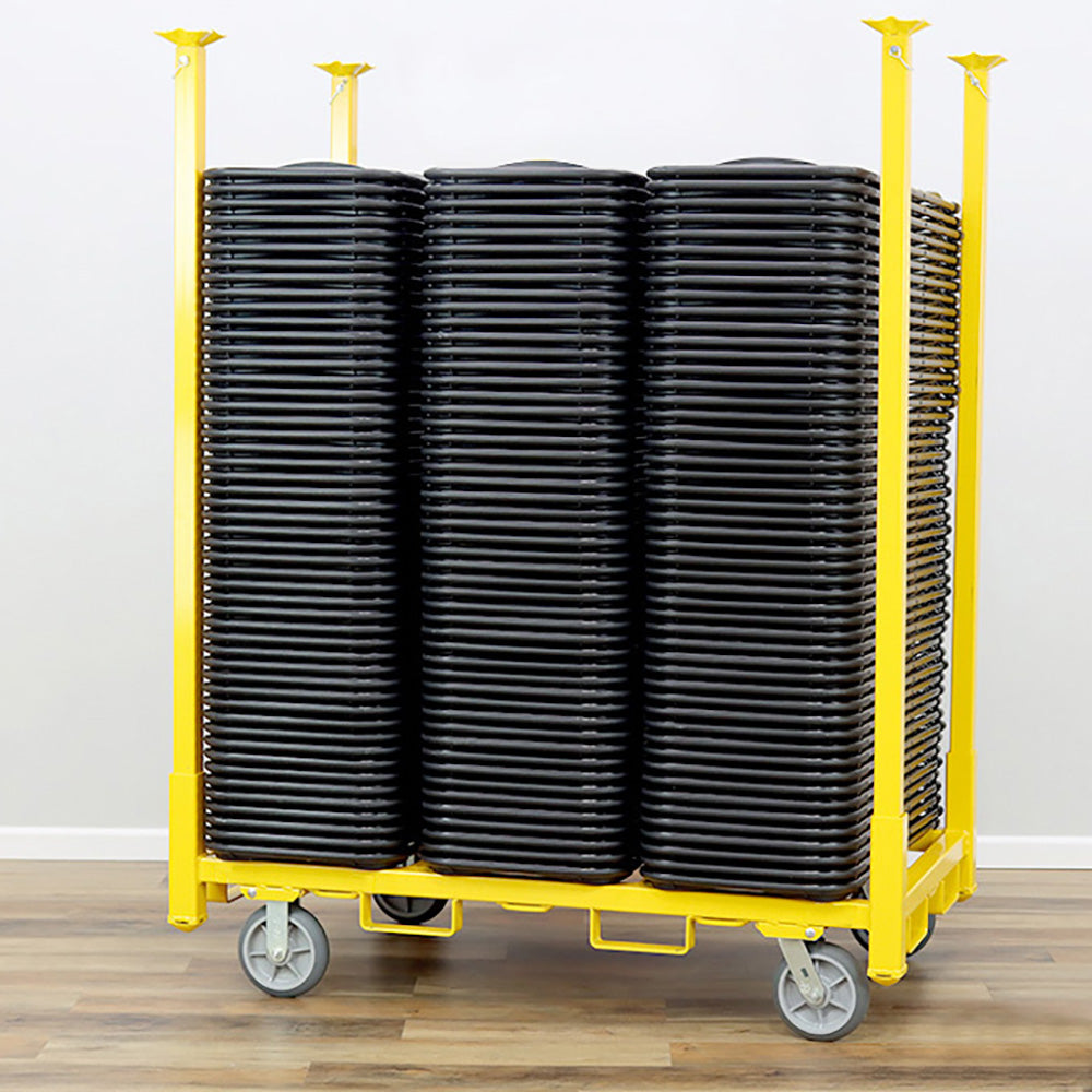 SNAP-LOE-Track Chair & Table Storage Cart – 3,000 lb Capacity with 5” Swivel Casters