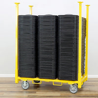 SNAP-LOE-Track Chair & Table Storage Cart – 3,000 lb Capacity with 5” Swivel Casters