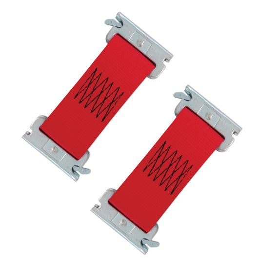 Snap-Loc USA-made 2" x 7" E-Track Dolly Connector Strap, 2-pack for cargo control, 4,400 lb break strength.