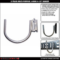 Snap-Loc E-Track J-Hook – 4”, Multi-Purpose