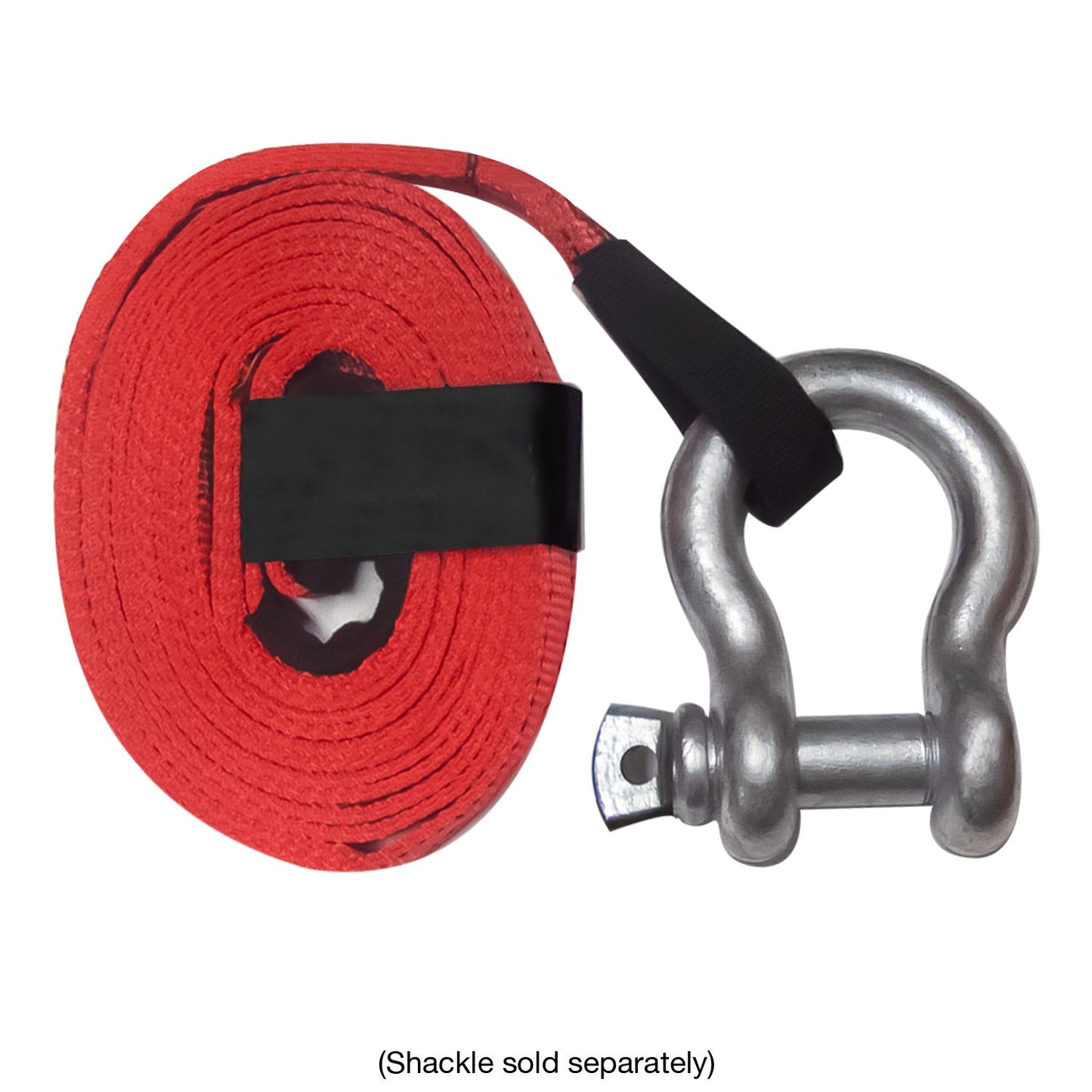 Snap-Loc 1 in x 15 ft Tow Recovery Strap – 7,000 lb