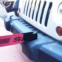 SNAP-LOC 4 in x 30 ft Heavy Duty Tow Recovery Strap 30,000 lb