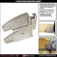 Snap-Loc E-Track Wood Beam End Socket