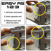 Snap-Loc E-Track Wood Beam End Socket