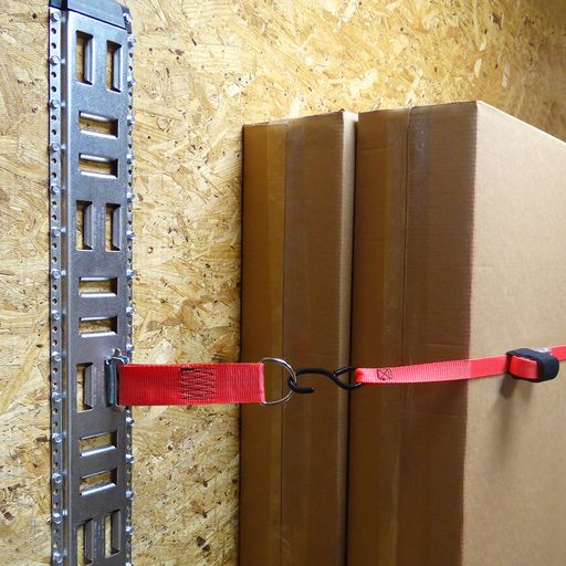 Snap-Loc 2” x 9” E-Track D-Ring Strap – 4,400 lb – 2-Pack