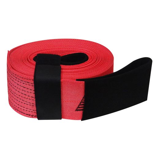 SNAP-LOC 4 in x 30 ft Heavy Duty Tow Recovery Strap 20,000 lb